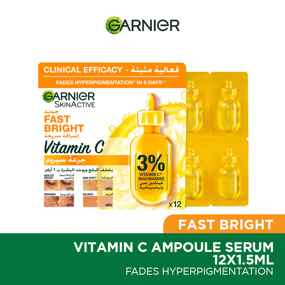 Skin Active Fast Bright Vitamin C Ampoule Serum