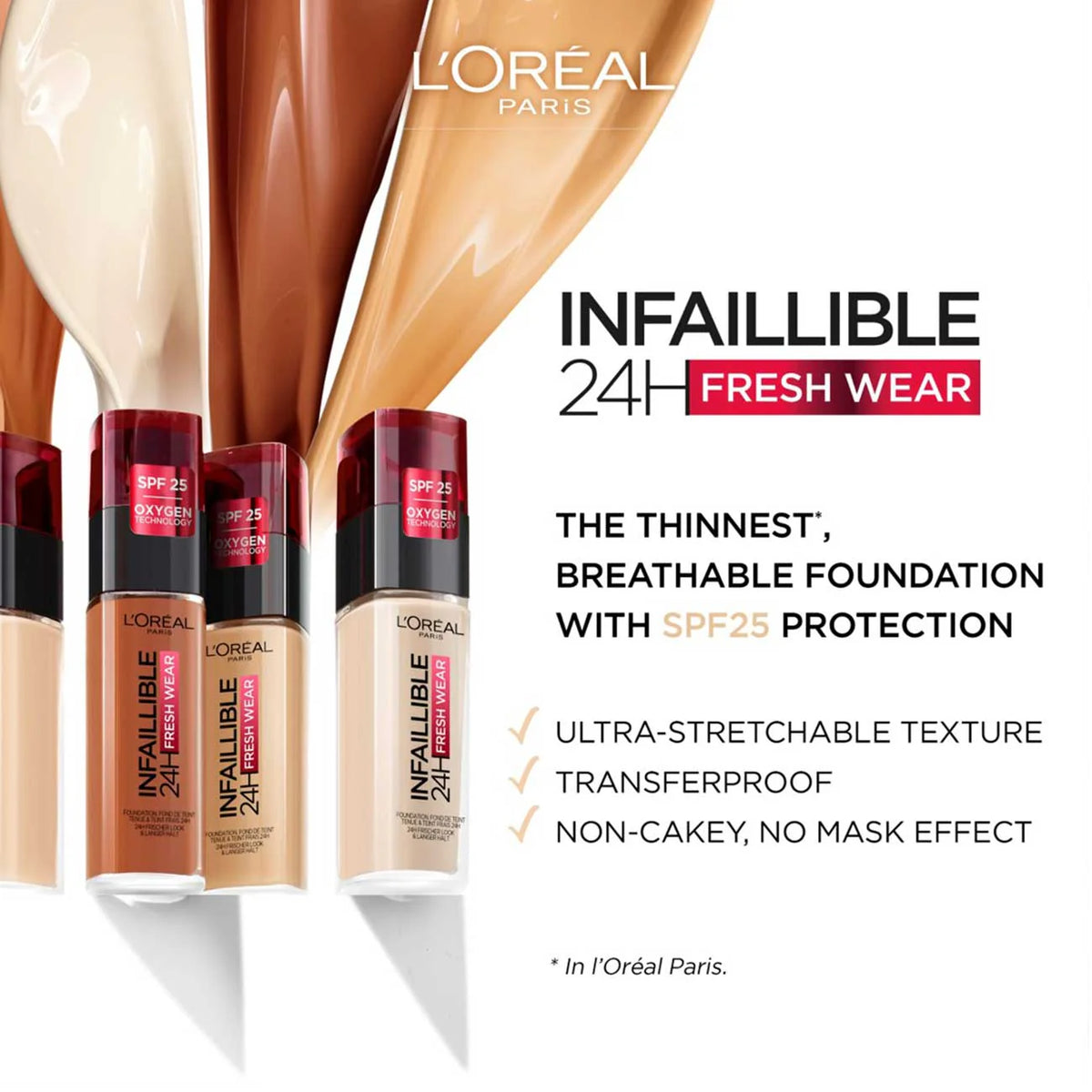 Infaillible 32H Fresh wear Liquid Foundation SPF25