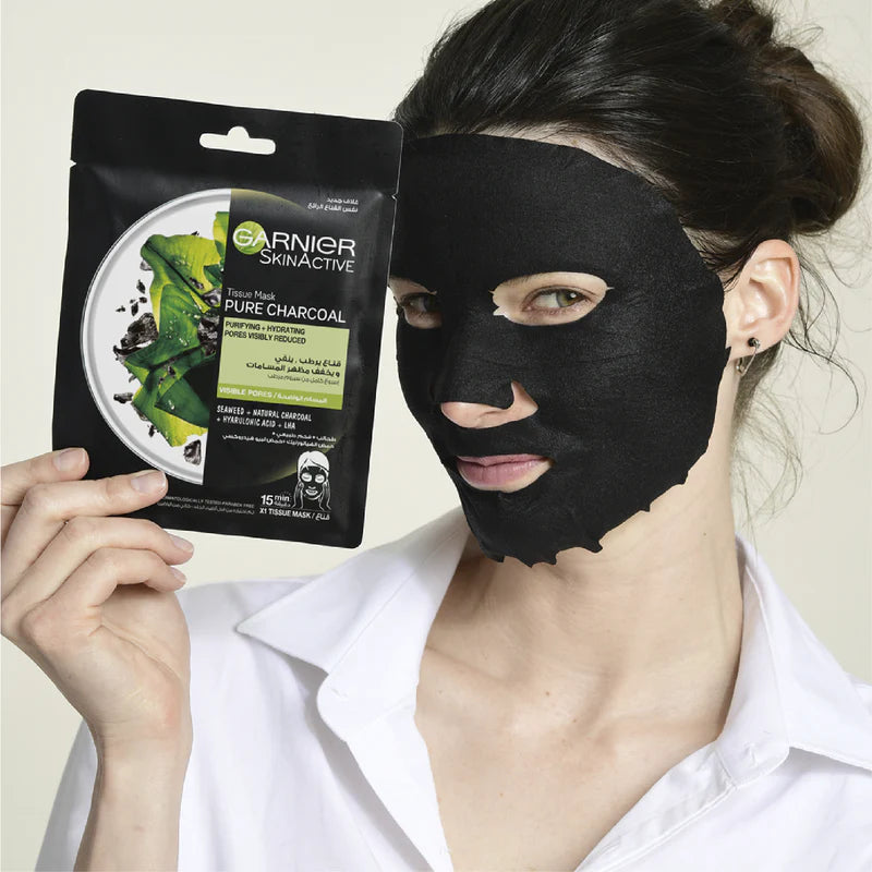 Garnier Charcoal and Algae Hydrating & Purifying Tissue Mask