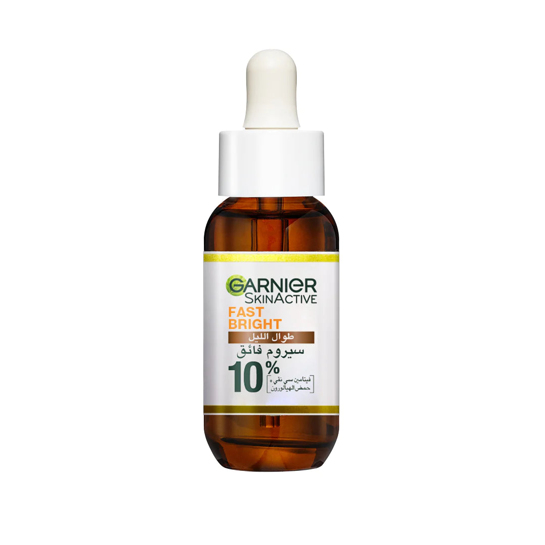 Garnier Fast Bright [10%] Pure Vitamin C & Hyaluronic Acid - Brightening Night Serum