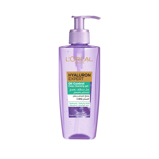 L'Oréal Paris Hyaluron Expert Moisturiser and Anti-Aging Oil Control Deep Cleansing Gel