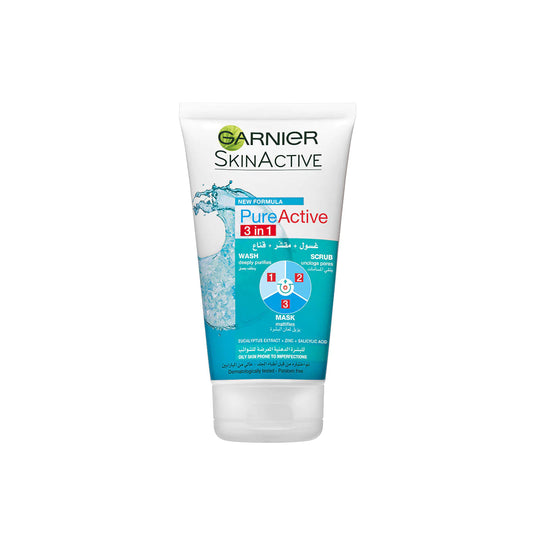 Pure Active 3 In 1 Wash, Scrub, & Mask